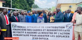 RCA: contribution financière des cadres et ressortissants de Fertit aux déplacés d’Am-Dafock Les ressortissants de la région de Fertif mobilisés en faveur des déplacés d'Amdafock