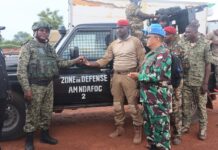 RCA: une mission conjointe FACA-MINUSCA à Am-Dafock un mois après l’attaque rebelle Visite du chef d'Etat-major des FACA à Amdafock