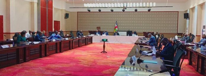 Session du comité interministériel pour la transition du mandat de la Minusca