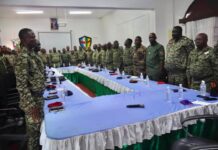 RCA: le chef d’état-major renforce le contrôle des effectifs et la discipline au sein des FACA Les chefs des bataillons de l'armée centrafricaine