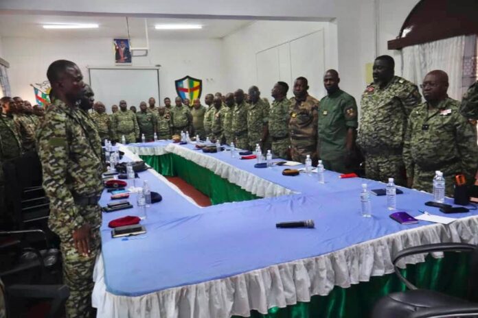 Les chefs des bataillons de l'armée centrafricaine Les chefs des bataillons de l'armée centrafricaine