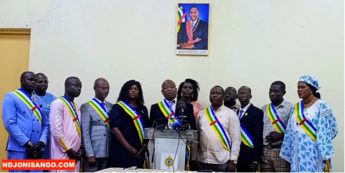 Collectif des députés du Haut-Mbomou @crédit photo Marly Pala