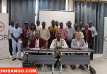RCA: le CICR outille les blogueurs sur la gestion de l’information humanitaire à l’ère de l’IA Des membres de l'ABCA formés sur la désinformation humanitaire à l'aire de l'IA @crédit photo Marly Pala