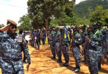 RCA: des nominations des cadres policiers à des postes de responsabilité au ministère de la sécurité publique Le ministère de la sécurité publique Bienvenu Zokoué en revue de troupe