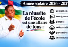 RCA: la réussite d’une école est une affaire de tous rentrée scolaire 2026-2027
