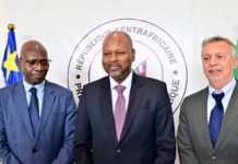 RCA: la Banque mondiale réaffirme son soutien au secteur privé Une délégation du Groupe de la Banque mondiale conduite par Cheick Fantamady Kanté