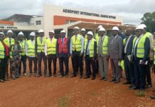 RCA: la BAD salue l’avancement des travaux de modernisation de l’aéroport international Bangui M’Poko Visite des travaux de modernisation de l'aéroport de Bangui