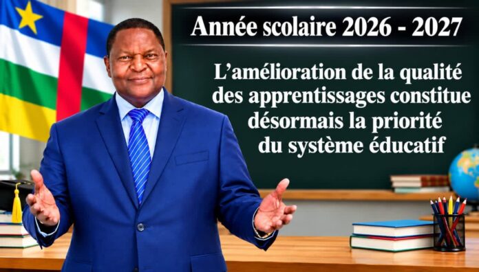 Rentrée scolaire 2026-2027 en Centrafrique