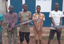 RCA: cinq présumés braqueurs interpelé par l’OCRB à Bangui Des braqueurs interpelés par la police à Bangui