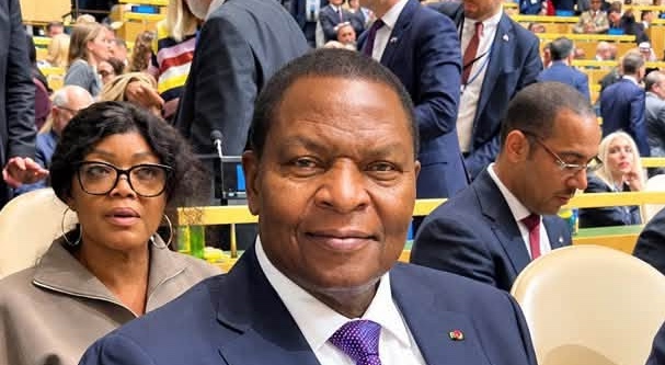 Le Président Faustin Archange Touadera à l'AG de l'ONU Le Président Faustin Archange Touadera à l'AG de l'ONU