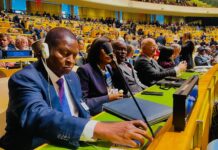 Touadéra porte la voix de la RCA à la 81ème assemblée générale de l’ONU Le président Touadera avec la délégation centrafricaine à la 81è assemblée générale de l'ONU à New-York