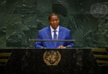 ONU: Touadéra plaide pour une réforme du système international et davantage de soutien aux pays fragiles Faustin Archange Touadera à La Tribune de l'ONU