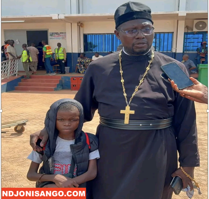 Basile Babolo de retour de Russie @crédit photo Jolidon Tcheckoé
