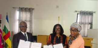 RCA: ONU Femmes et l’ICASEES s’allient pour renforcer les données sensibles au genre Partenariat ICASEES et ONU Femmes