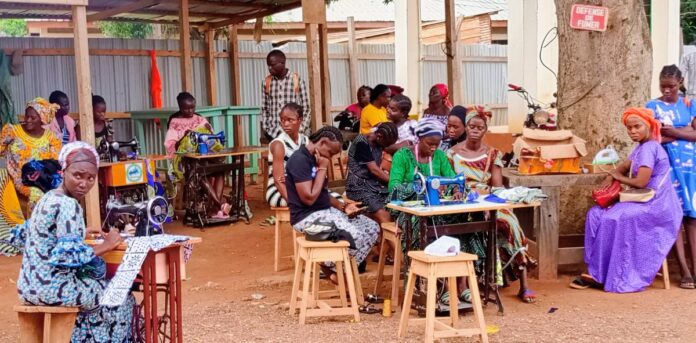 Des bénéficiaires du projet Maïngo Des bénéficiaires du projet Maïngo