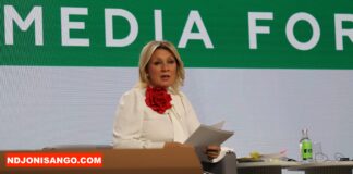 Russie-Afrique: Maria Zakharova salue la fidélité des partenaires africains à Moscou Maria Zakharova, porte-parole du ministère russe des Affaires étrangère @crédit Erick NGABA
