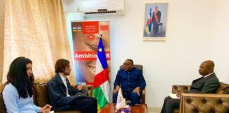 RCA-Russie: Bangui et Moscou explorent de nouvelles opportunités de coopération commerciale et industrielle Une délégation russe avec le ministre du commerce Maxim Balalou