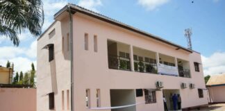 RCA: Touadéra inaugure le centre national des données criminelles pour renforcer la sécurité Bâtiment du centre national des données criminelles de Centrafrique