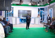 RCA: inauguration d’un studio de la télévision nationale Inauguration du nouveau studio de la Télévision centrafricaine