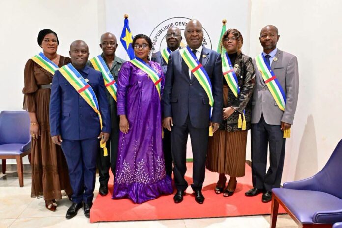 Le Bureau de l'assemblée nationale centrafricaine