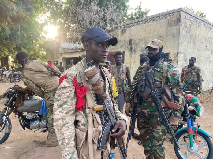 Les Wgners noirs à Amdafock en Centrafrique