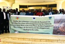 RCA: un schéma directeur d’aménagement du territoire pour le complexe nord-est Un atelier à Bangui de validation du schéma directeur d'aménagement du territoire de la zone nord-est. @crédit photo Erick NGABA
