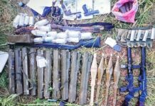 RCA: une opération préventive dans la Vakaga déjoue une offensive rebelle étrangère Des armes récupérées au cours d'une offensive de l'armée centrafricaine avec les alliés russes