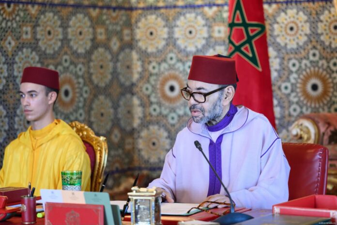 Le Roi Mohammed VI et le Prince héritier Moulay El Hassan