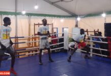 RCA: Kevin Dasso porte les espoirs de la boxe centrafricaine face au Cameroun Le boxeur international centrafricain, Kevin Dasso @crédit photo Jolidon Tcheckoé